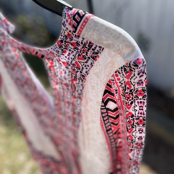 Free people Tegan border print Mini Dress Size 2 - Picture 4 of 6